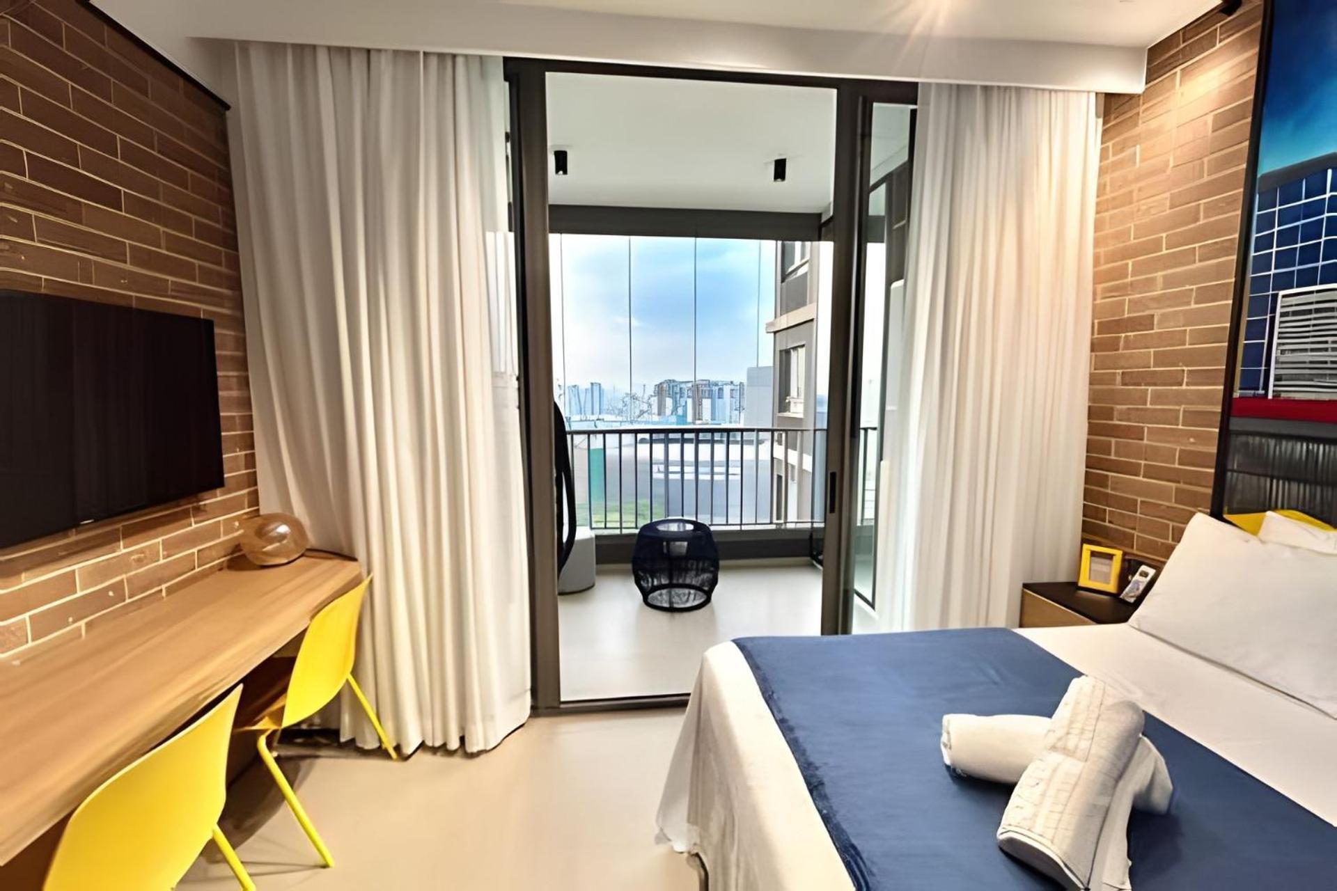 Studio/Moderno/200 M Allianz/Piscina/Wifi/Vaga Сао Паоло Екстериор снимка